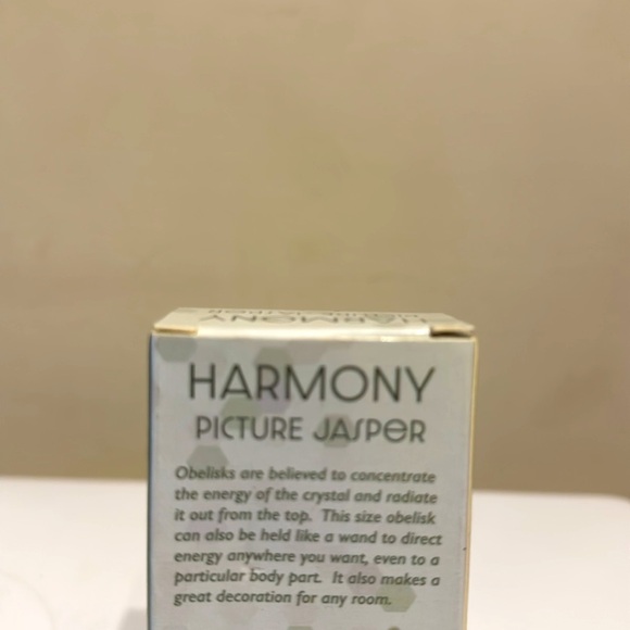 Harmony Picture Jasper Obelisks Mineral Crystal New NIP Gift Stocking Stuffer - Picture 7 of 10